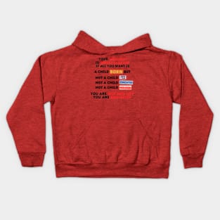 question your morality Kids Hoodie